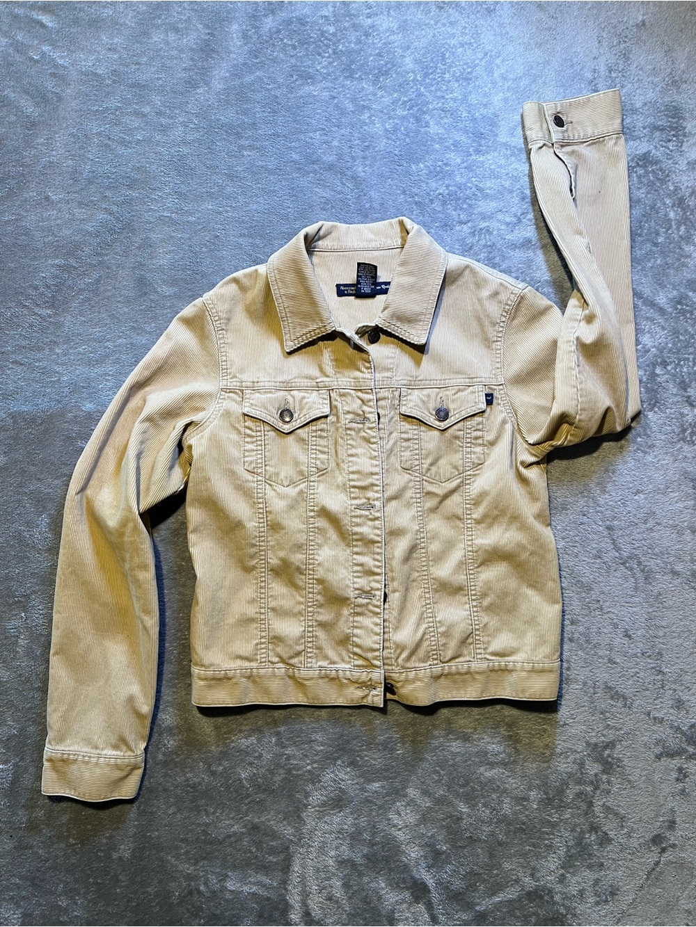 Abercrombie & Fitch Women's Tan Denim Jacket